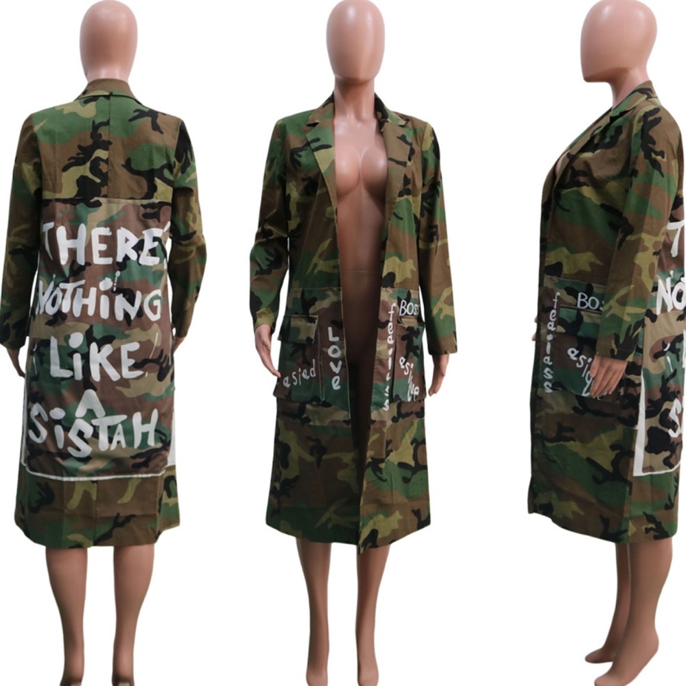 Women’s camouflage jacket